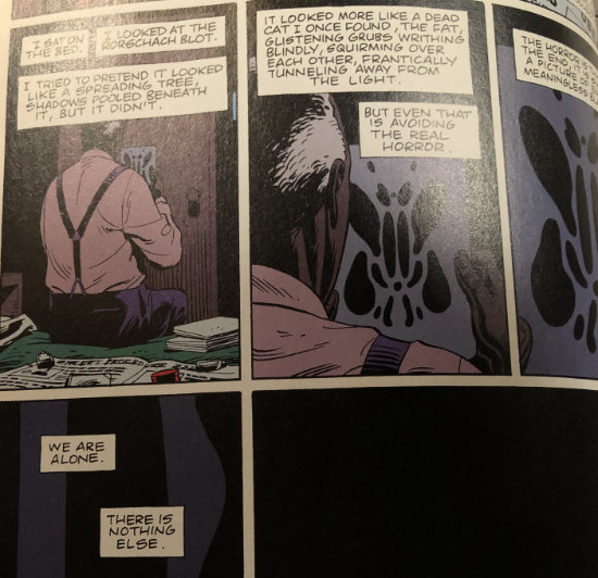 The Rorschach blot.