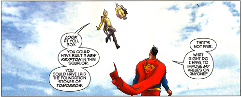 From All Star Superman #9, Grant Morrison and Frank Quitely.