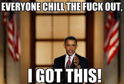 Everyone chill the fuck out.